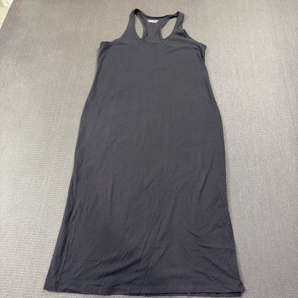Victoria's Secret Women's M/L Black‎ Racerback Tank Maxi Lounge Dress